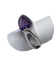 Anillo Recarlo Mujer in Oro blanco Ametista 1.75 Ct ZM082/B - ZM082/B